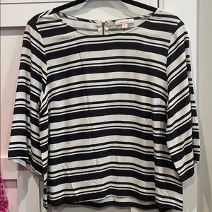 Ella Moss Striped Blouse
